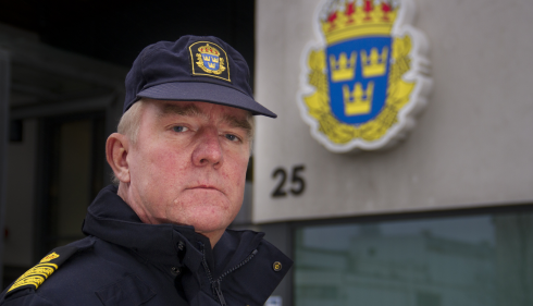Kommissarie Erling Andersson.Fotograf: Göran Rosengren, arkivbild
