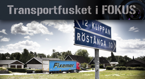 Det lilla villasamhället Spången utanför Ljungbyhed, blev skådeplats för ytterligare ett olaga ?Fixemer?-cabotage under torsdagen.Fotograf: Göran Rosengren