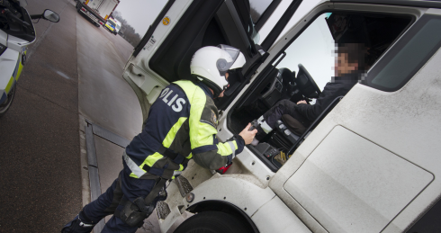 Möt människan bakom den olagliga cabotagetransporten. Andy är sannolikt endast en bricka i ett fulspel som samhället tycks ha accepterat.Fotograf: Göran Rosengren