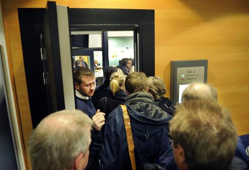 Idag inleddes rättegången mot bland andra Skaraslättens Transport AB:s förre vd i Göteborgs tingsrätt. Fotograf: Tommy Holl