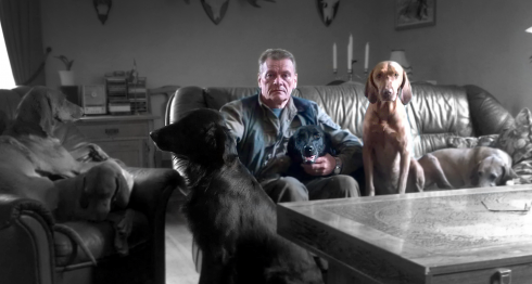 Sune Nilssons stora passion är hundar och jakt, något han nu kan ägna sig åt fullt ut.Fotograf: Heidi Bodensjö, arkivbild