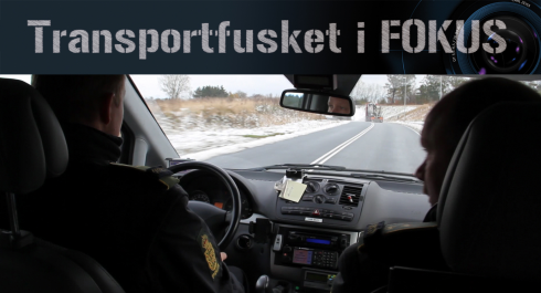 Proffs följer med polisen i den danska tunggruppen ut på vägarna söder om Köpenhamn.Fotograf: Göran Rosengren