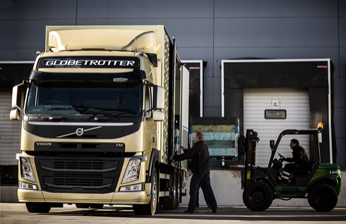 Nya Volvo FM är en av de modeller som kan utrustas med Volvo Dynamic Steering.Fotograf: Volvo Lastvagnar AB