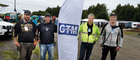 Några i arrangörsteamet, som fastnade på bild under förra årets upplaga av GTM. Martin Eriksson, Roland Halvardsson, Anders Ekmark och Anders Klint.Fotograf: Tommy Holl / Arkiv