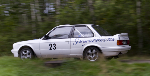 Det är inte första gången som Peter Lundgren kör rally. Däremot är det tio år sedan han senast tävlade. Fotograf: Göran Rosengren