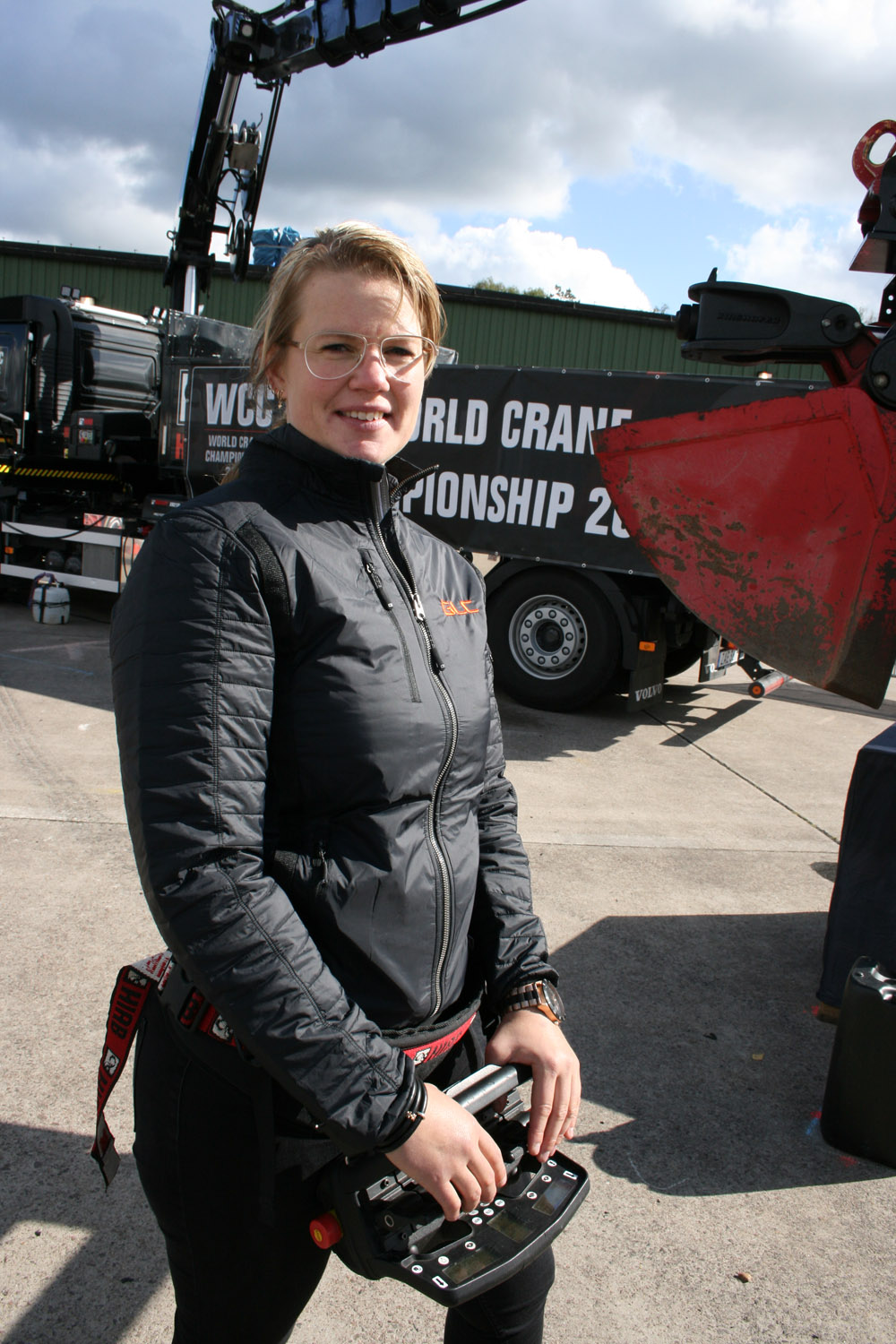 Annika Persson tog hem en hedrande tredjeplats i Sverigefinalen av World Crane Championship 2018.