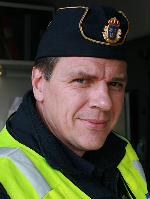 Joakim Hugosson, gruppchef på trafikpolisen i Helsingborg.