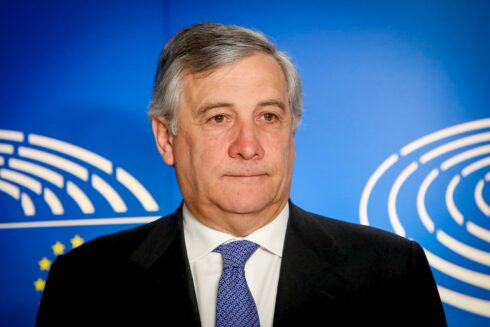 Antonio Tajani, Europaparlamentets talman.