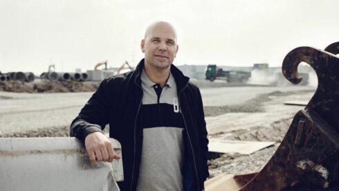 Pontus Lindgren, Frode Laursens platschef i Åstorp. Foto: Frode Laursen