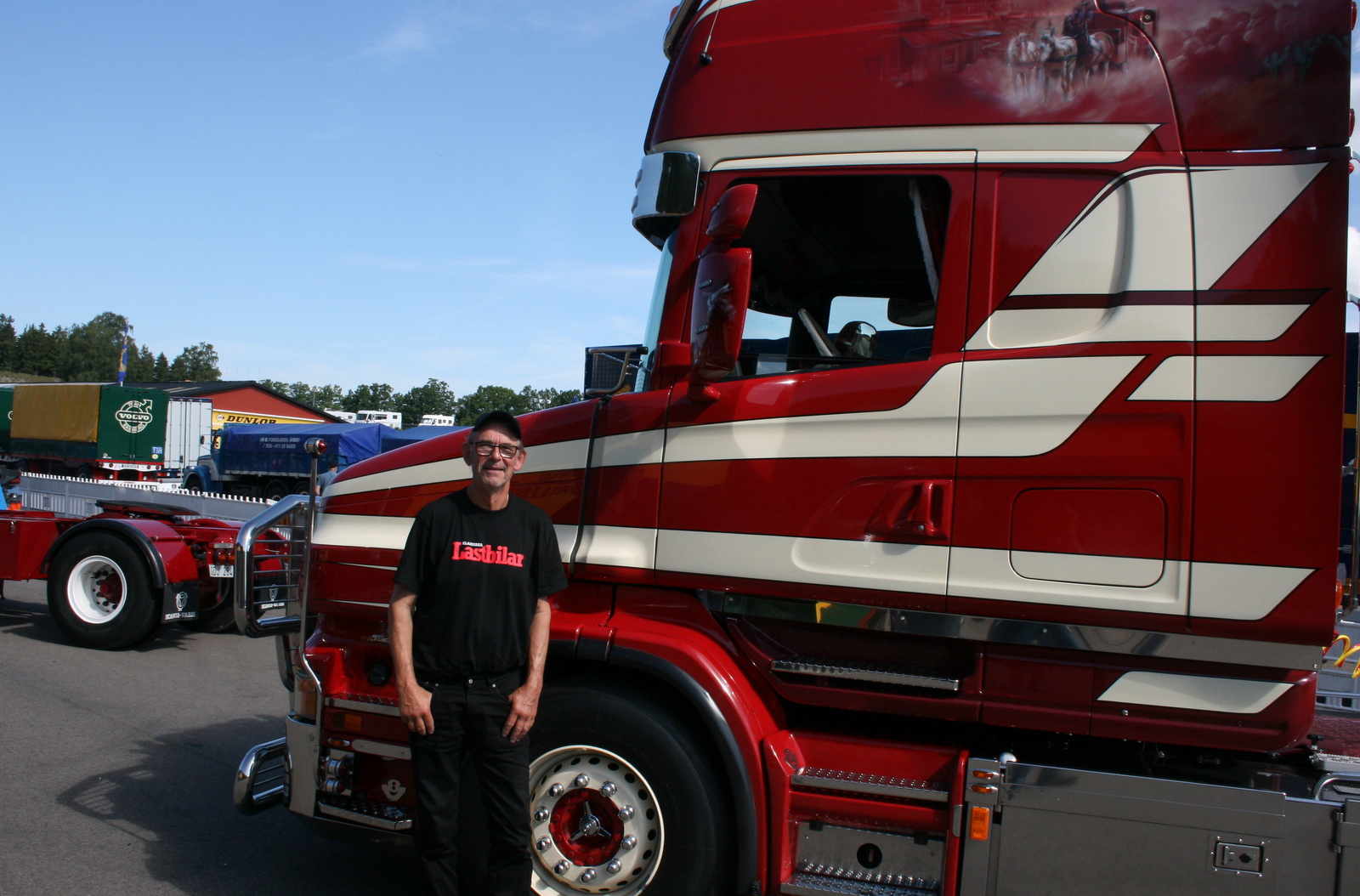 Thomas Andersson har ägt och kört sin Scania T500, 2006, sedan den var ny. 