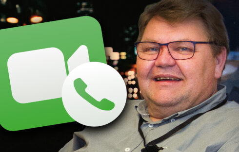 I coronatider får en del intervjuer göras via FaceTime, Skype eller andra it-lösningar. Foto: Göran Rosengren / montage