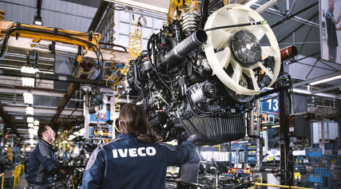 Ivecos fabrik i Madrid, Spanien. Foto: Iveco
