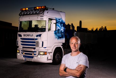 Från idé till verklighet. Mattias Björkli har nu lanserat en plattform där chaufförer och åkare snabbt ska kunna hitta varandra.