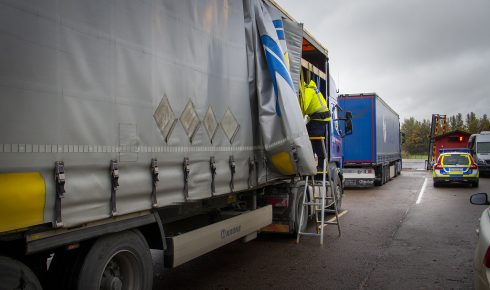 Speditörerna är inte misstänkta för något brott. Foto: Göran Rosengren