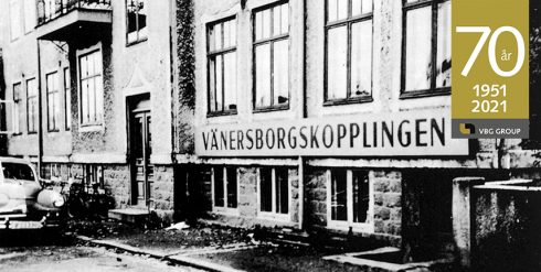 I en källare i Vänersborg 1951, grundades det som idag är VBG Group.