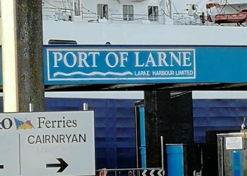 Foto: Port of Larne, Facebook.