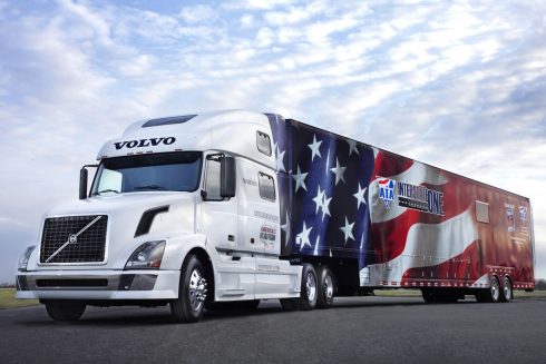 Det är mycket eftertraktat bland lastbilsförare att ingå i America’s Roadteam. Man deltar på olika utställningar, truck stops, skolbesök och en mängd andra arrangemang under en tvåårsperiod. Foto: ATA