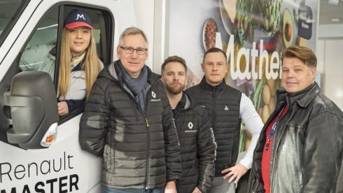   Laura Michalska, Mathem, Matz Westberg, Renault, Kristoffer Bernström, Renault, Johan Gustavsson, Bilia och Staffan Löttiger, Mathem. Foto: Ryno Quantz.