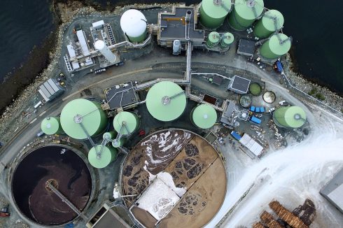Den tidigare största anläggningen är norska Skogn, som även denna ägs av Scandinavian Biogas. Foto: Scandinavian Biogas