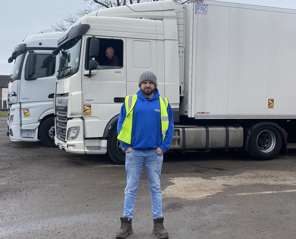 Bardon Truck Park hjälper ukrainska förare Tidningen PROFFS En