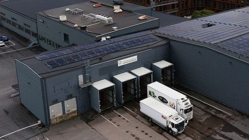   Klimat-Transports nya terminal i Göteborg.