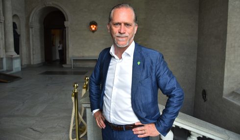 Daniel Helldén (MP), trafikborgarråd Stockholms stad. Foto: Philip Lantz