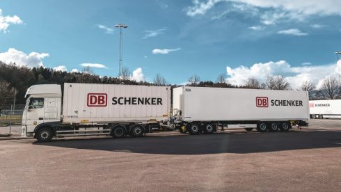  25,25 meter långa ekipage kör varje vecka mellan Göteborg – Hannover och Göteborg – Nürnberg. Foto: DB Schenker.