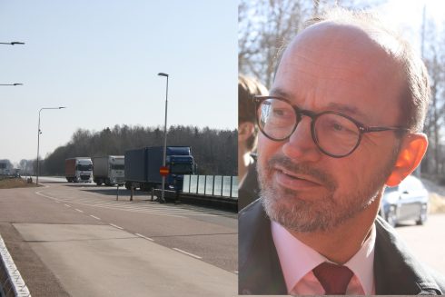 "Fusk och kriminalitet på vägarna måste mötas med samhällets fulla kraft", säger infrastrukturminister Tomas Eneroth (S). Foto: Heidi Bodensjö/Proffs.