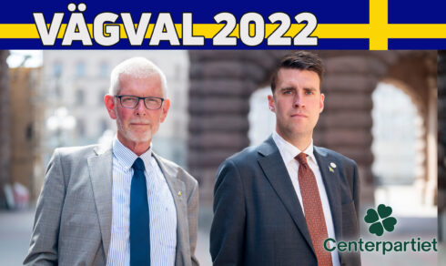 Anders Åkesson och Mikael Larsson, Centerpartiet. (Fotomontage)