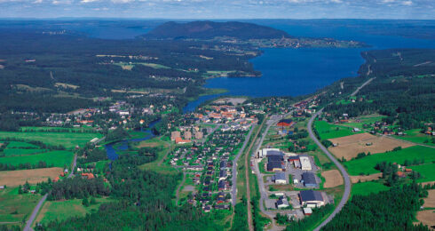 I Svenstavik går det att snabbladda sin elbil. Foto: Bergs kommun