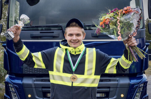 Med 129 poäng segrade Isak Lundqvist i den första kvaltävlingen till Yrkes-SM. Foto: TYA