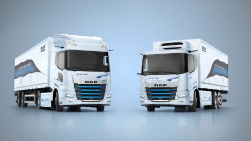 DAF XD Electric and DAF XF Electric.