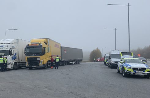 Vikten av samverkan får inte underskattas. Verksamheten på kontrollplatserna var febril.