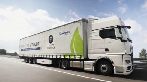   Samarbetsavtalet med Trailer Dynamics och Krone Commercial Vehicle Group är ett viktigt steg i DB Schenkers omställning till gröna transporter på längre vägsträckor.  