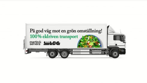      På god väg mot en grön omställning - 100 procent eldriven transport.