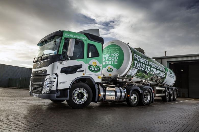 Arla Foods UK invests in Volvo’s LNG vehicles