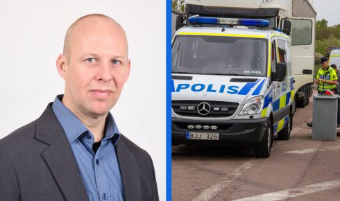 "Polismyndigheten försöker ofta förmedla bilden av att man är ett offer för en viss utveckling och inte att de beslut som de högsta cheferna har fattat har en del i de omfattade problem som uppstått". säger Stefan Holgersson. Foto: Linköpings universitet och Göran Rosengren, Proffs/ arkivbilder.