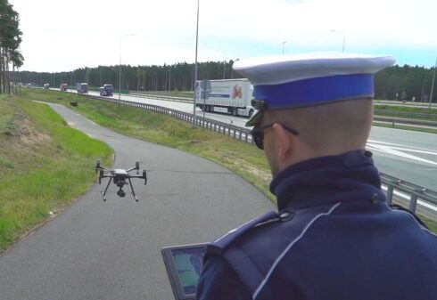  Nemačka i poljska policija ranije su koristile dronove u tu svrhu. Foto: Lubuska Policja.