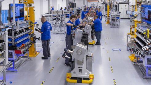 Bosch startar serieproduktion av sitt drivsystem för bränsleceller. Foto: Bosch.