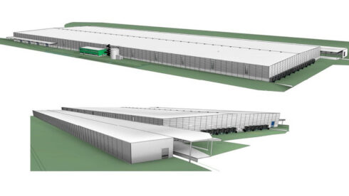 Logistikterminalen i Majarp, Falköping (preliminärhandling). Illustration: Skeppsviken