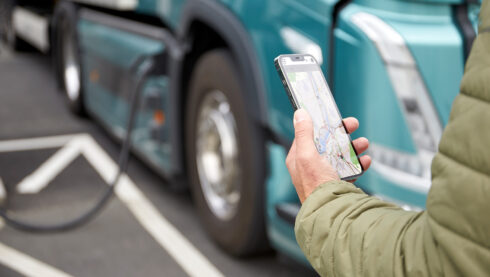 Oavsett vilket märke av lastbil du kör, är tjänsten tillgänglig. Foto: Volvo Trucks.