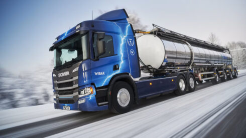     Scania 45 R är en fordonslösning för tunga transporter. 