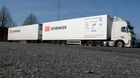  DB Schenker ser sina helelektriska HCT-ekipage som en milstolpe för hållbara transporter och man var först i världen med att presentera ett sådant ekipage. Foto: DB Schenker.