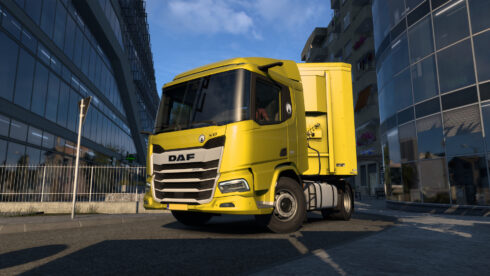 Nya generationens lastbil av typen DAF XD är nu tillgänglig i ETS2. 