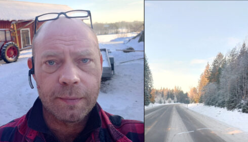 Daniel Löfgren är kritisk till Trafikverkets vinterväghållning och att han inte får svar på alla de frågor han ställer dem. Foto: Privat.