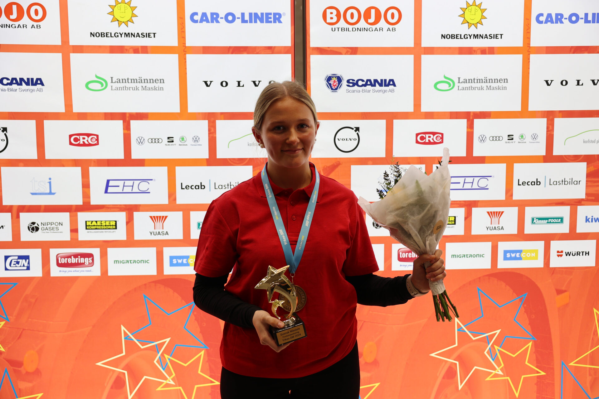    Frida Karlsson, Bruzaholm, Atteviks Bil AB, vann kategorin Fordonslackering.  