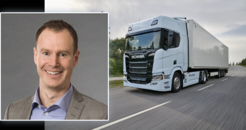 Scania Sveriges tillträdande vd, Johan Uhlin. Foto: Scania
