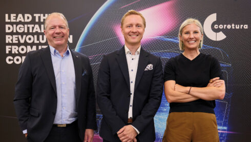 Martin Lundstedt - vd och koncernchef för Volvokoncernen, Johan Lundén - vd för Coretura och Karin Rådström - vd och koncernchef för Daimler Truck.