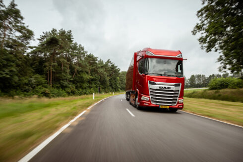 "Branschens bästa arbetsplats", anser förarna som röstade. Foto: DAF Trucks.