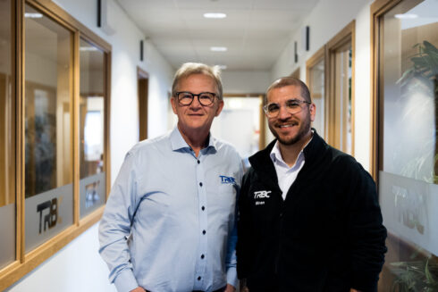 Tillsammans med Miran Rostam till höger och Anders Cervin startade Dennis Blomberg det som i dag är TRBC. 